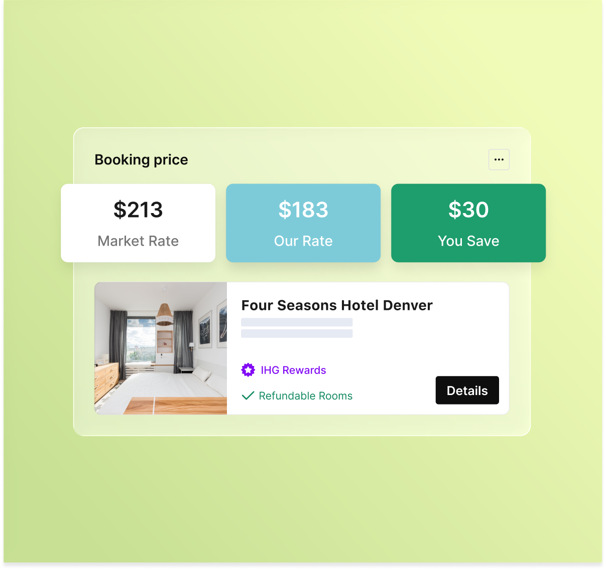 Real-time best price search